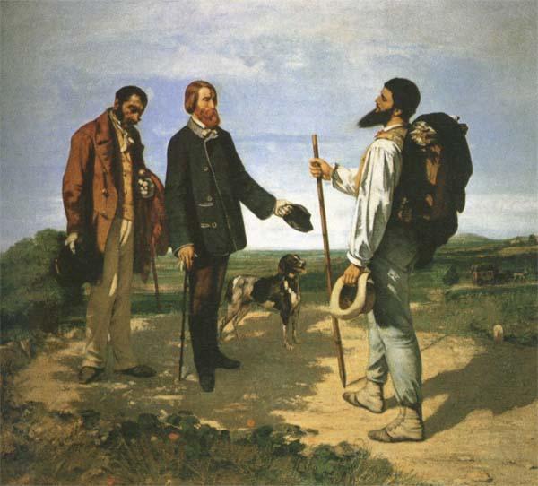  The Meeting or Bonjour,Monsieur Courbet